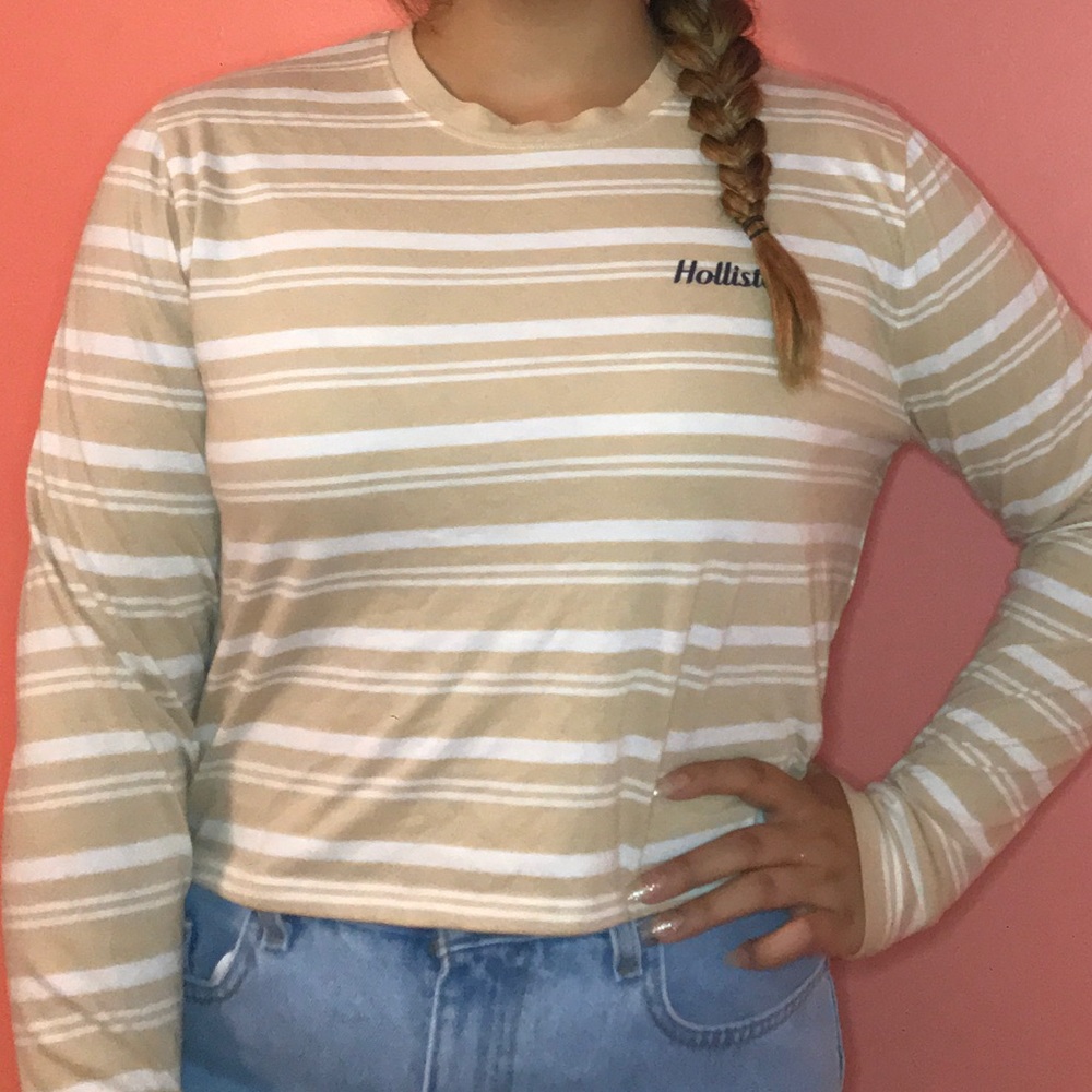 stripped crop top